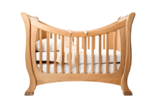 Wood Spindle Baby Crib